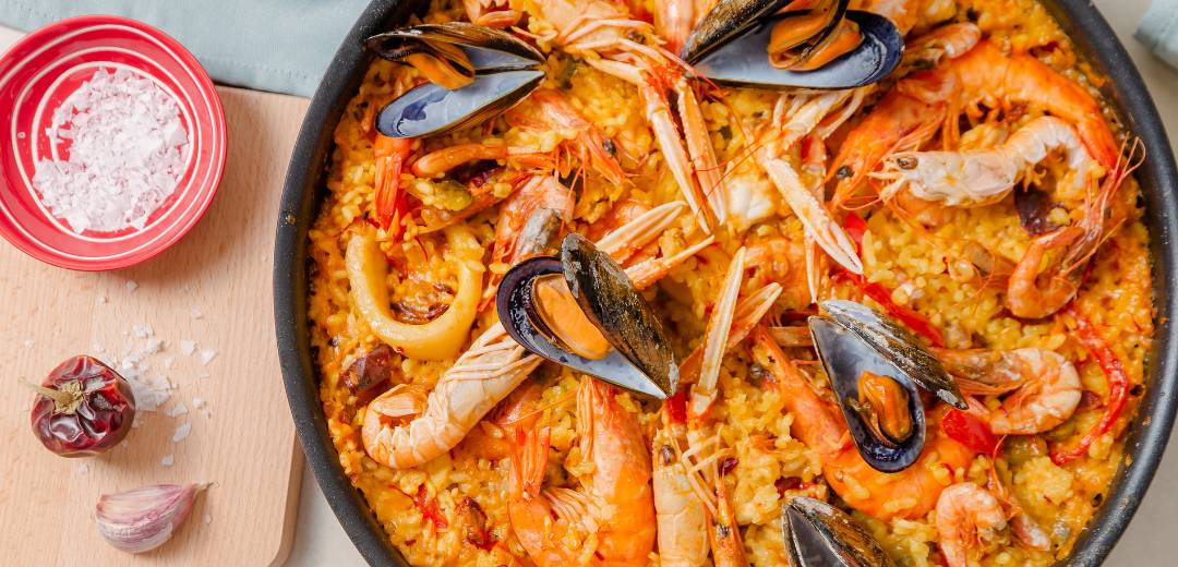 Authentic Paella recipe for 100 Persons – Paella Pans Included - Spain &  Portugal: Cooking & Baking - eGullet Forums