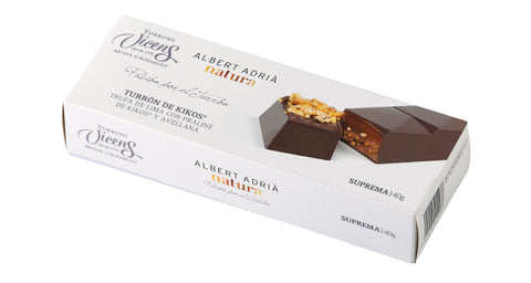 Vicens Turron Chocolat aux "kikos" d'Albert Adria 140 gr