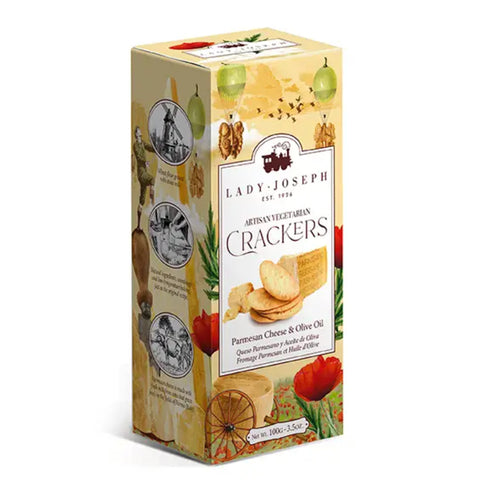 Lady Joseph Crackers Parmesan et huile d'olive 100 g