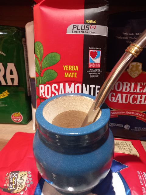 Yerba Mate Starter Set - Mate Cup & Bombilla Included