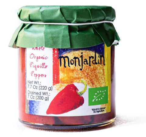 Monjardin Poivrons Piquillo Entiers Biologiques 220 g