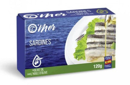 OMER Sardines In Olive Oil 120 g