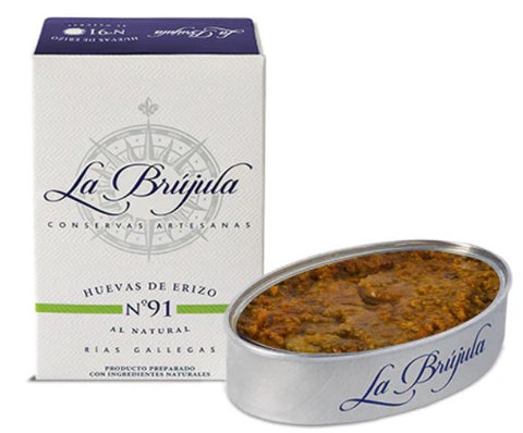 Sea Urchin Roes in Brine -La Brújula 110 g