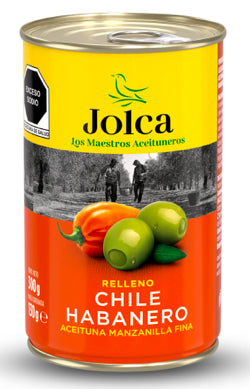 Jolca Chile Habanero Aceitunas Rellenas 300 g