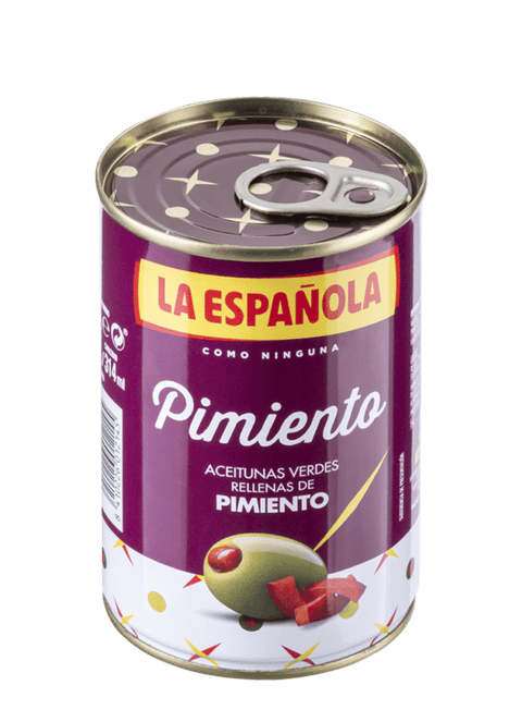 La Española Aceitunas Rellenas De Pasta De Pimiento Rojo 130 g