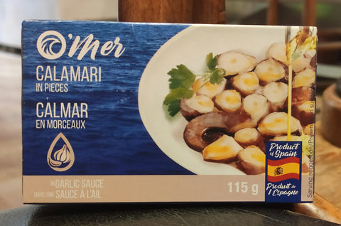 Calamares de España en Salsa de Ajo 115g