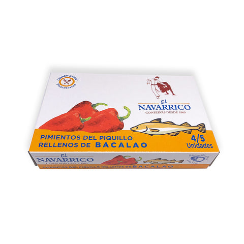 El Navarrico "Piquillo" Peppers stuffed with CodFish