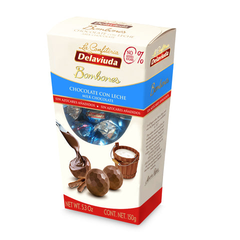Bombones de chocolate con leche Delaviuda 150 g