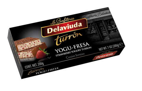 Delaviuda Strawberry & Yogurt Turron 200 g