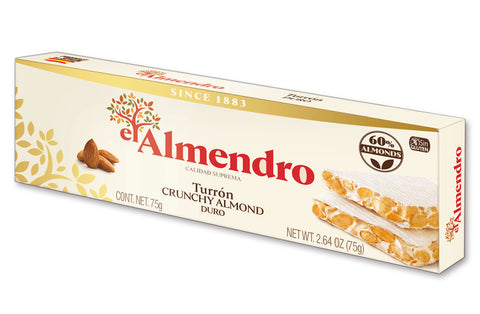 Nougat croquant aux amandes El Almendro 75 g