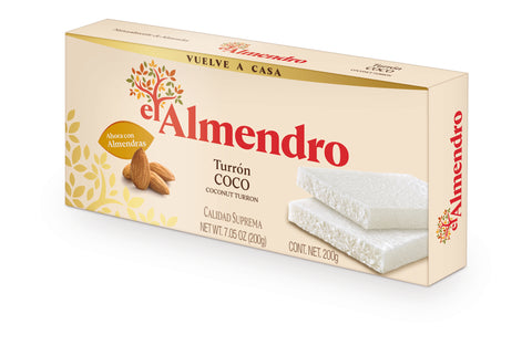 Nougat à la Noix de Coco El Almendro 250 g
