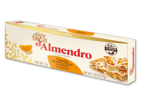 El Almendro Touron Croquant Aux Amandes À L'Orange 75 g