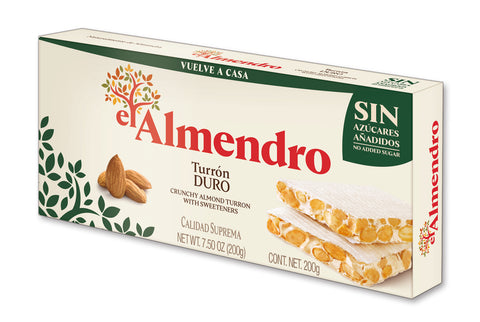 El Almendro Duro Touron Sans Sucre Ajouté 200 g