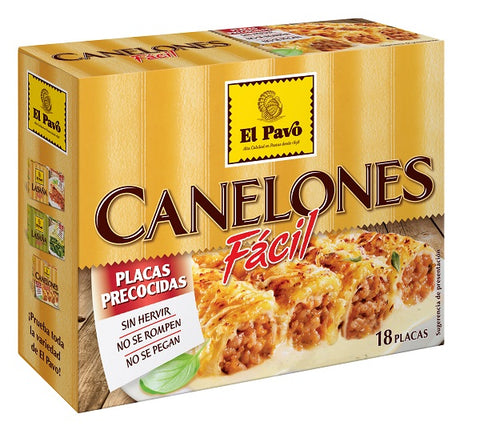 Cannelloni précuit El Pavo 12 feuilles