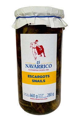 El Navarrico Escargots 660 g