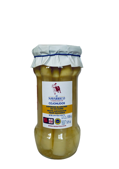 El Navarrico White Asparagus Spears (Cojonudos) 9/12 530 g