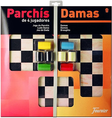 Fournier Parcheesi (comprend des puces) / Checkers Board