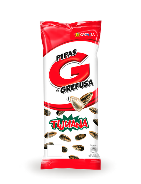 Grefusa Pipas Tijuana (Semillas de Girasol BBQ) 100 g