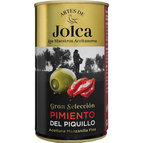 Olives Manzanilla farcies au piment de Jolca Piquillo