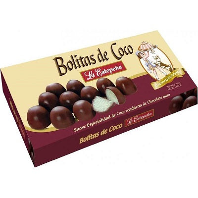 08. 20502 La Estepeña Chocolate-Covered Coconut Balls 180 g