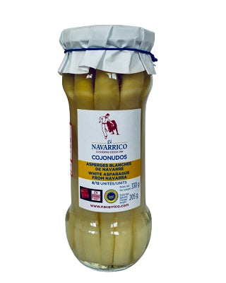 El Navarrico White Asparagus Spears (Cojonudos) 8/12 330 g
