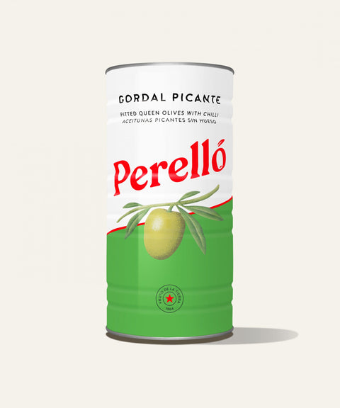 Perelló Gordal Olives Piquantes Dénoyautées 600 g