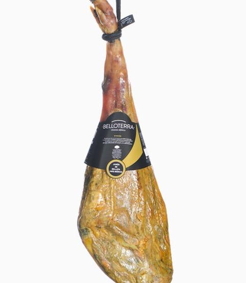 100% D.O. Jambon Ibérique De Bellota Avec Os 7,755 kg