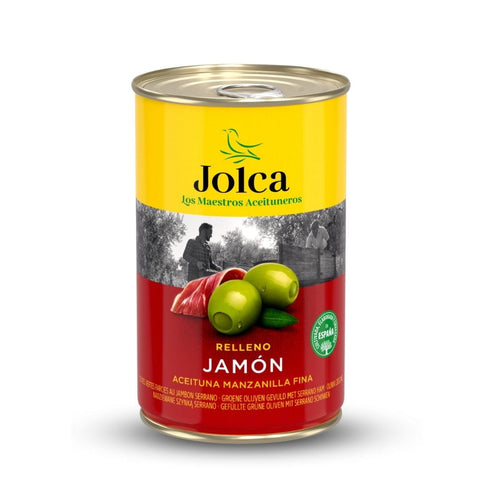 Jolca Aceitunas Rellenas Jamón Serrano 300 g