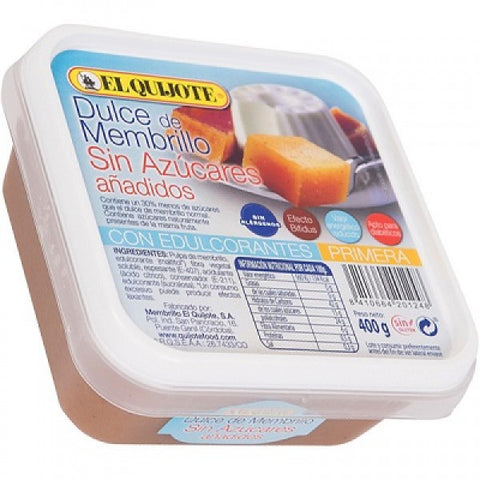 El Quijote No Sugar Added Quince Paste 400 g