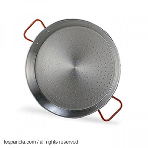 LA IDEAL - Poêle à paella 90 cm en acier poli 50 parts LA IDEAL - Poêle à paella 90 cm en acier poli 50 parts