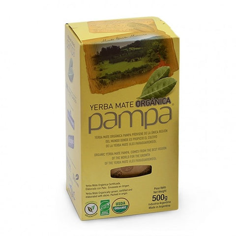 AVAILABLE IN-STORE ONLY - BEST BEFORE: FEB-08-2025 Pampa Organic Mate Tea 10 X 500g