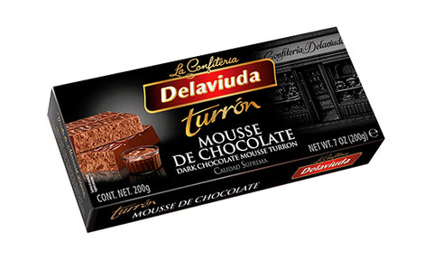 09. 70320 Delaviuda Dark Chocolate Mousse Turron 200 g