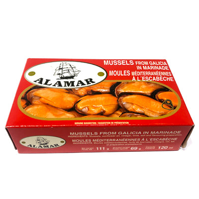 Mejillones de Alamar de Galicia En Escabeche 111 g