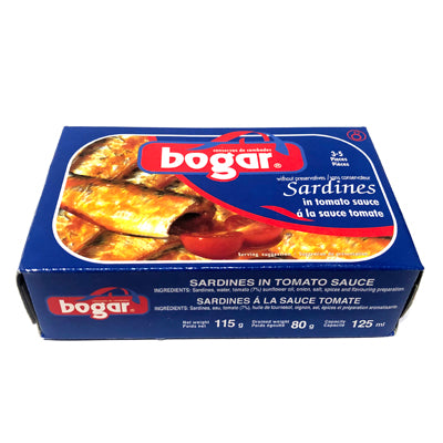 Bogar Sardines à la sauce tomate 111 g