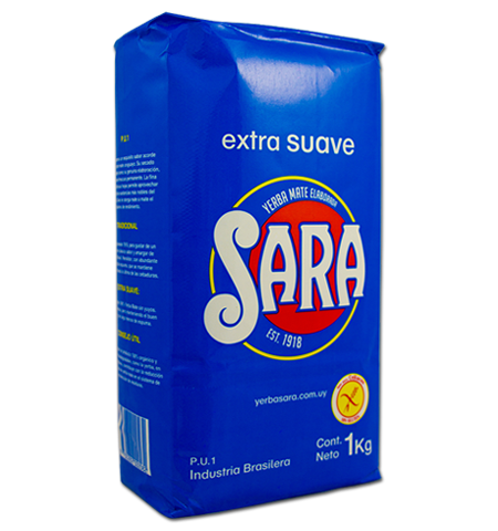 Sara Azul Extra Suave Yerba Mate Tea 1 kg