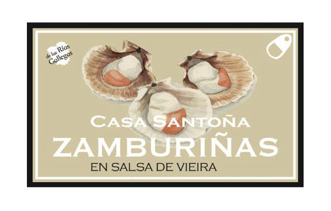 Casa Santoña Baby Scallops in Tomato Sauce - 115 g