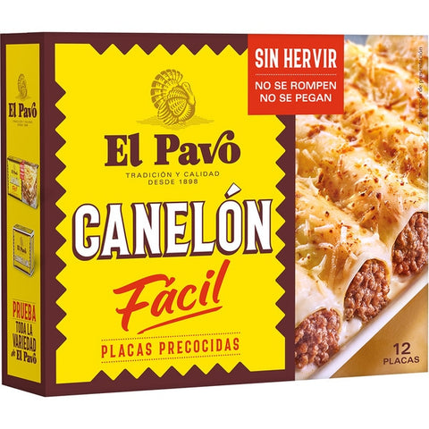 El Pavo Pre-Cooked Cannelloni 12 Sheets