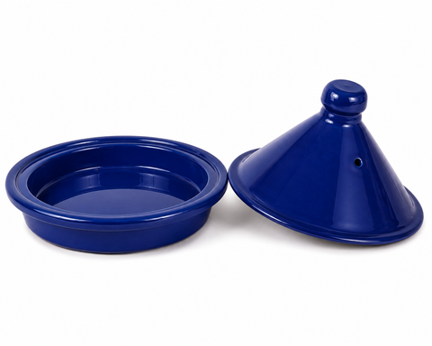 (PICKUP ONLY) Traditional Ceramic Tagine - Blue 32CM
