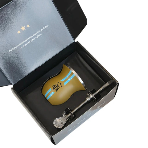 Mate de la AFA Argentina con bombilla -250ml