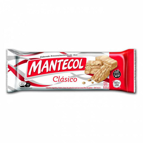 Mantecol Classic Flavor Semi-Soft Peanut Butter Nougat 111 g