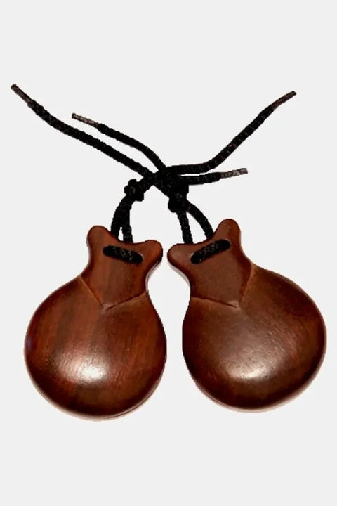 Castañuelas españolas tradicionales de madera – talla n.º 6