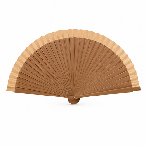 Petit éventail traditionnel espagnol en bois
