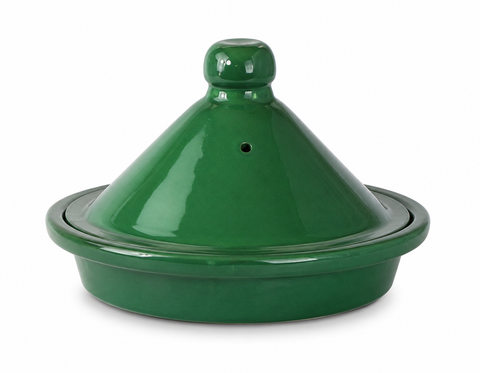 (À RETIRER SUR PLACE UNIQUEMENT) Tajine traditionnel en céramique – vert
