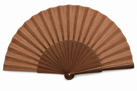 Éventail traditionnel espagnol Pericón – bois, 31 CM