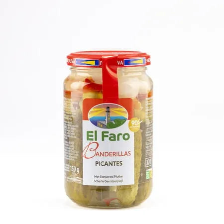 El Faro Spicy Pickled Skewers – 350 g