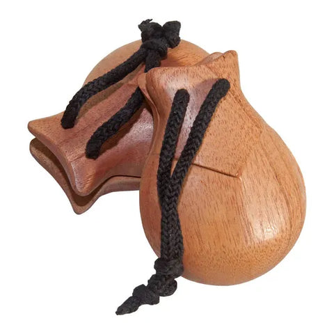 Castañuelas españolas tradicionales de madera – talla n.º 6