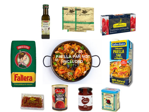 Kit Paella Gourmet de Mariscos: 5 personas