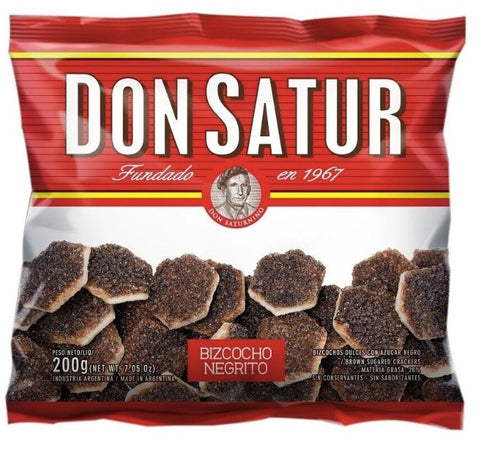 Don Satur Biscuits with black sugar or salted 200 g