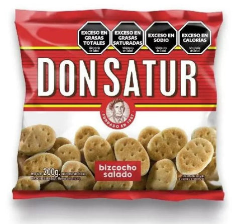 Don Satur Bizcochos Tortita Negra o saladas 200 g