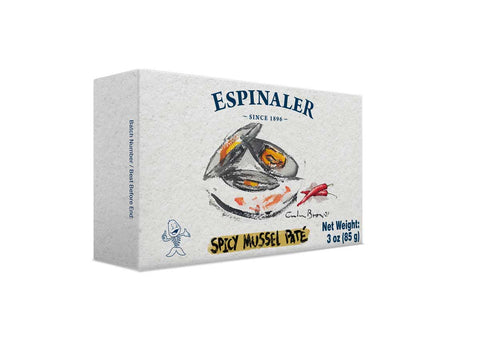 Espinaler Spicy Mussel Pate 85 g
